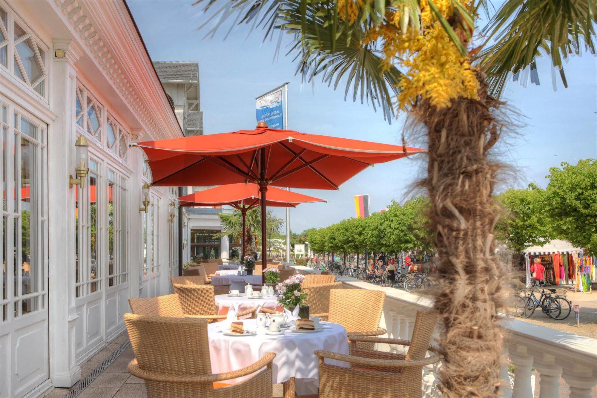 Seetelhotel Ahlbecker Hof Heringsdorf Zewnętrze zdjęcie Restaurant